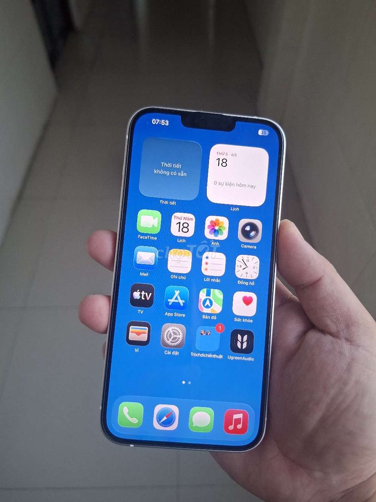 Apple iPhone 14 Plus 128Gb Trắng Đã qua sử dụng. Mua bán Điện thoại tại Huyện Châu Thành Kiên Giang được đăng bởi Camphone 68 hình 1