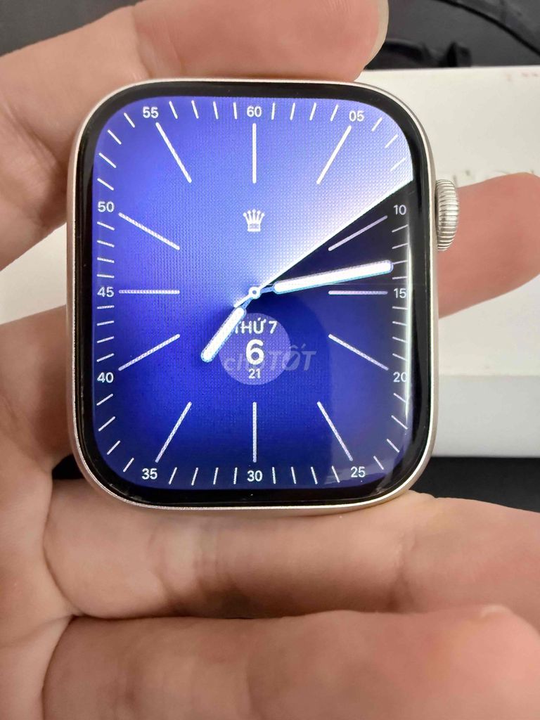 Apple Watch Series 9 45mm Starlight GPS. Mua bán Thiết bị đeo thông minh tại Quận Ba Đình Hà Nội được đăng bởi UserHK hình 1