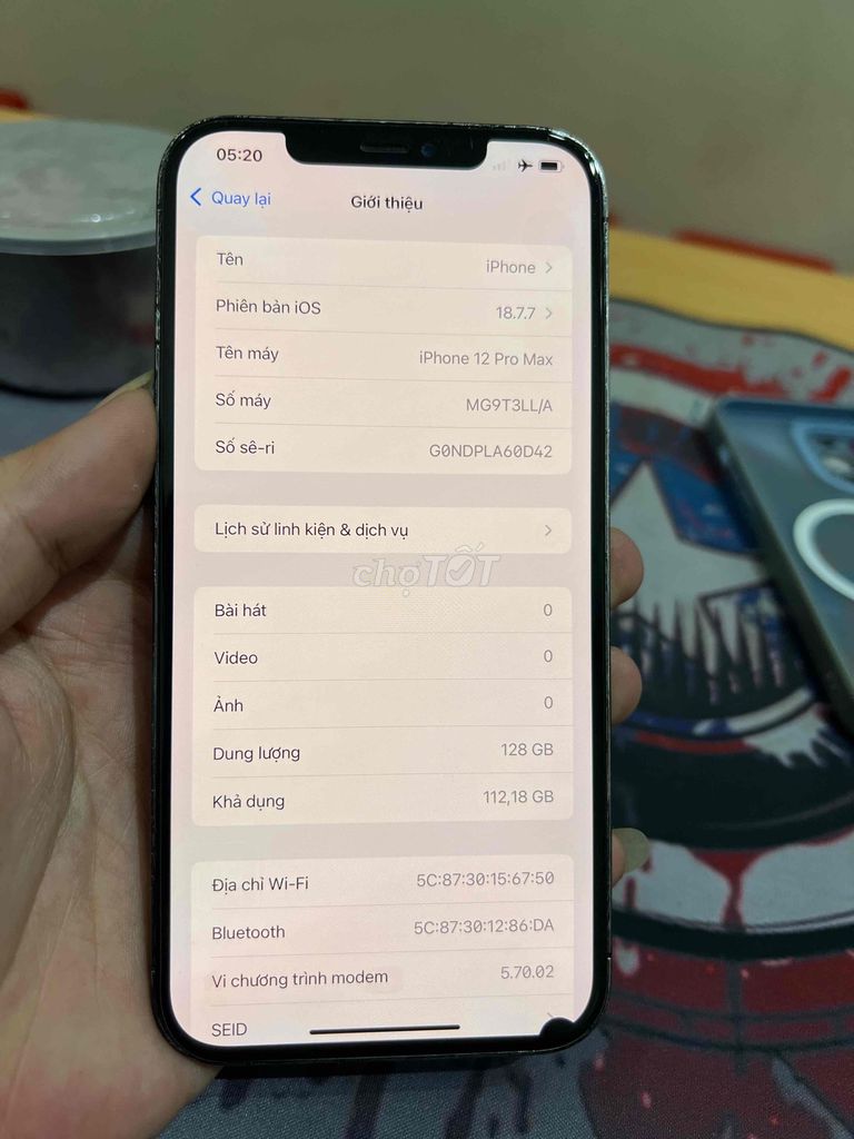 Apple iPhone 12 Pro Max 128GB Xanh 96%. Mua bán Điện thoại tại Quận Đống Đa Hà Nội được đăng bởi Nam hình 1