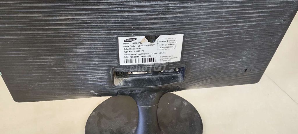 Màn hình Samsung S19C170 Đen Không lên. Mua bán Phụ kiện (Màn hình, Chuột...) tại Huyện Hưng Hà Thái Bình được đăng bởi Bách Đỗ hình 1