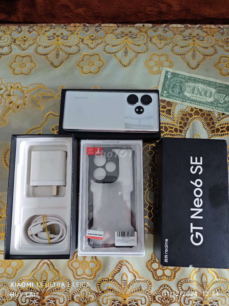 Thanh lý Realme GT Neo 6se full bóc pin 5k5