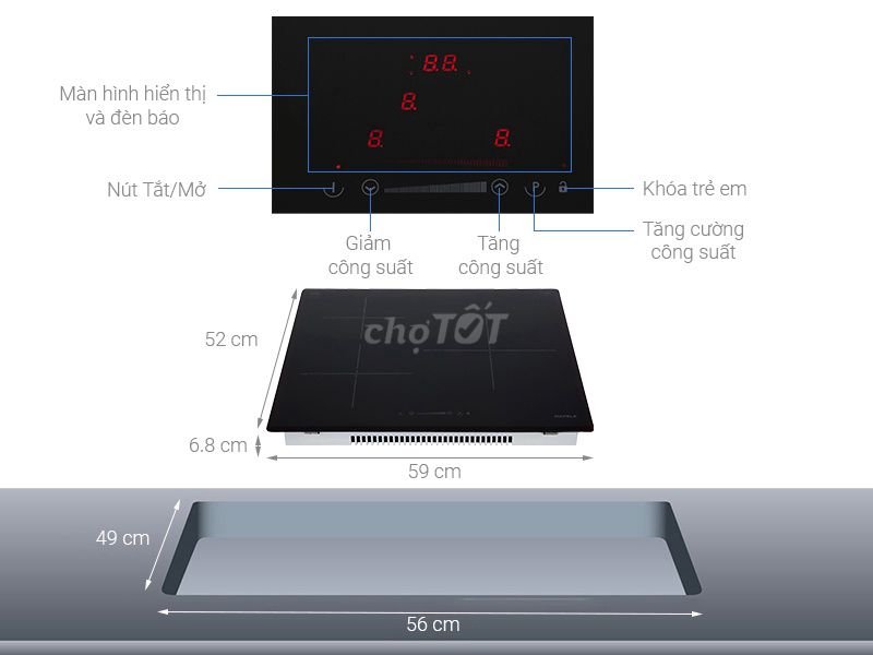 Bếp từ Hafele HC-I603D nhập khẩu châu Âu chỉ 9.9tr. Mua bán Bếp, lò, đồ điện nhà bếp tại Thành phố Thủ Đức Tp Hồ Chí Minh được đăng bởi Dinh Dinh hình 1