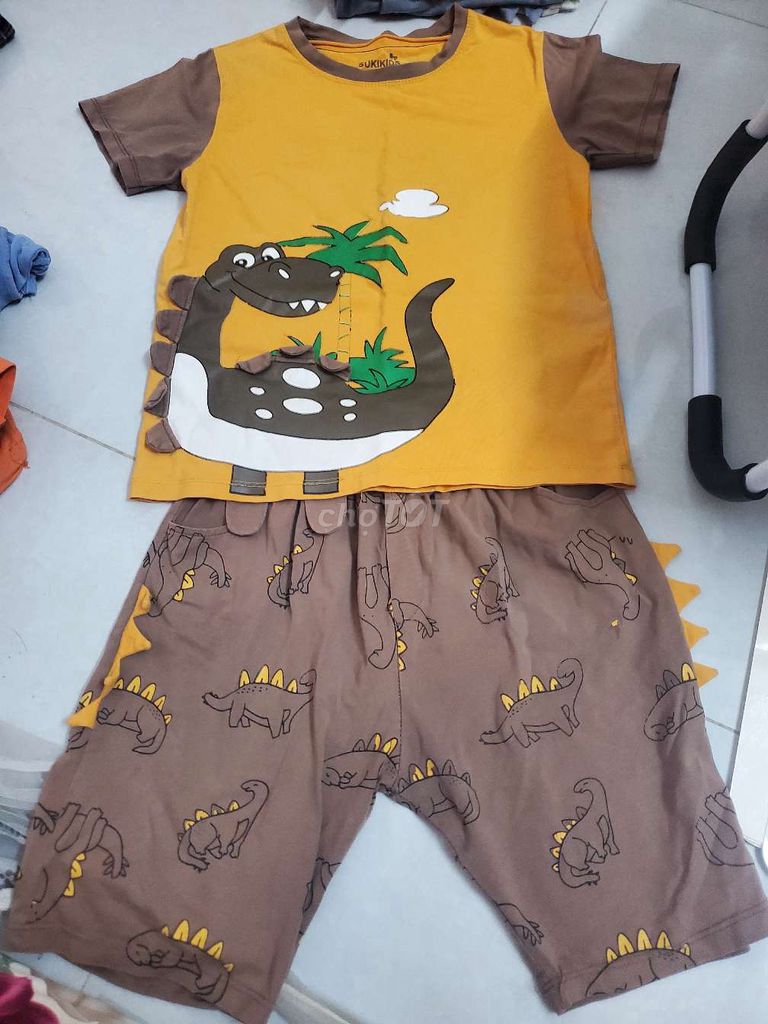 Bộ quần áo Sukikids Bé trai Thun cotton Vàng Nâu. Mua bán Mẹ và bé tại Huyện Nhà Bè Tp Hồ Chí Minh được đăng bởi Lê Vy hình 1