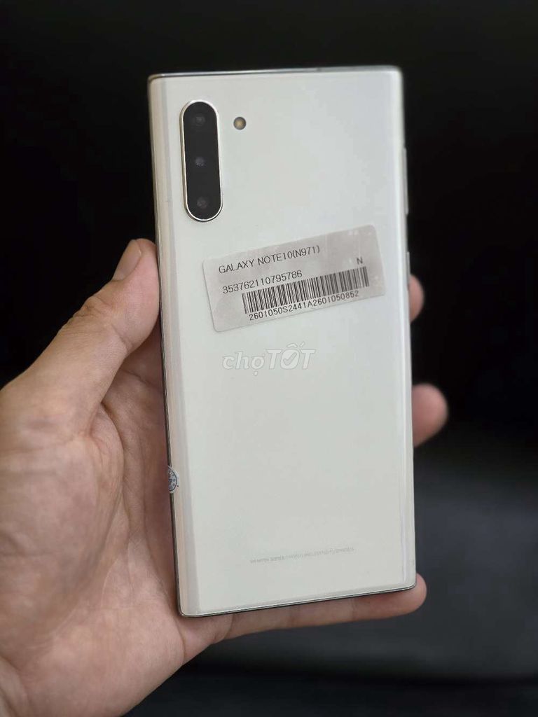 Samsung Galaxy Note 10 256GB Trắng. Mua bán Điện thoại tại Quận Tân Phú Tp Hồ Chí Minh được đăng bởi LyLyShop hình 1