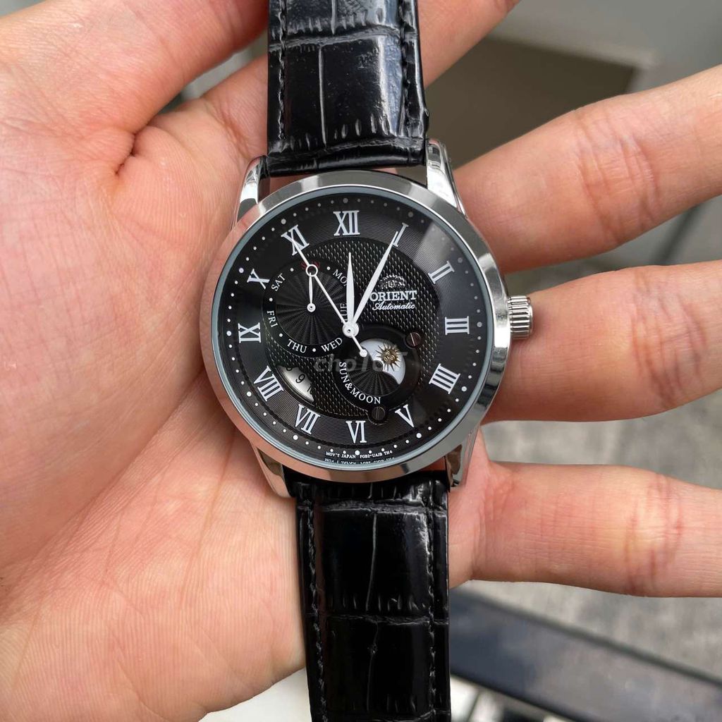Đồng hồ Orient Sun and Moon Nam Cơ Đen. Mua bán Đồng hồ tại Quận 12 Tp Hồ Chí Minh được đăng bởi Minh Quân Phạm hình 1