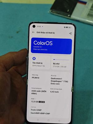 Oppo Reno 7 12/256GB Bạc