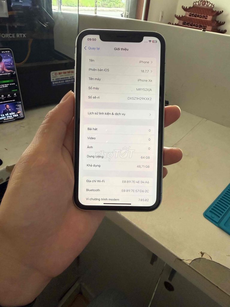 Apple iPhone XR 64GB Trắng. Mua bán Điện thoại tại Huyện Thuỷ Nguyên Hải Phòng được đăng bởi Hùng Nguyễn THP store hình 1