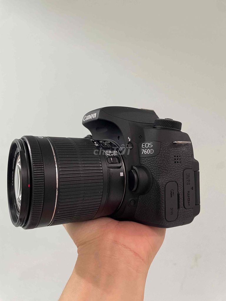 Máy ảnh Canon 760D 18-55mm stm Đen. Mua bán Máy ảnh, Máy quay tại Quận 3 Tp Hồ Chí Minh được đăng bởi huonglan Nguyễn  hình 1