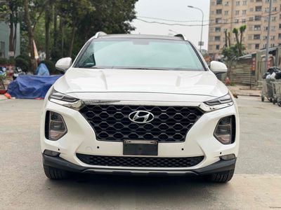 Hyundai Santa Fe 2021 Trắng, Xăng, 1 chủ từ mới