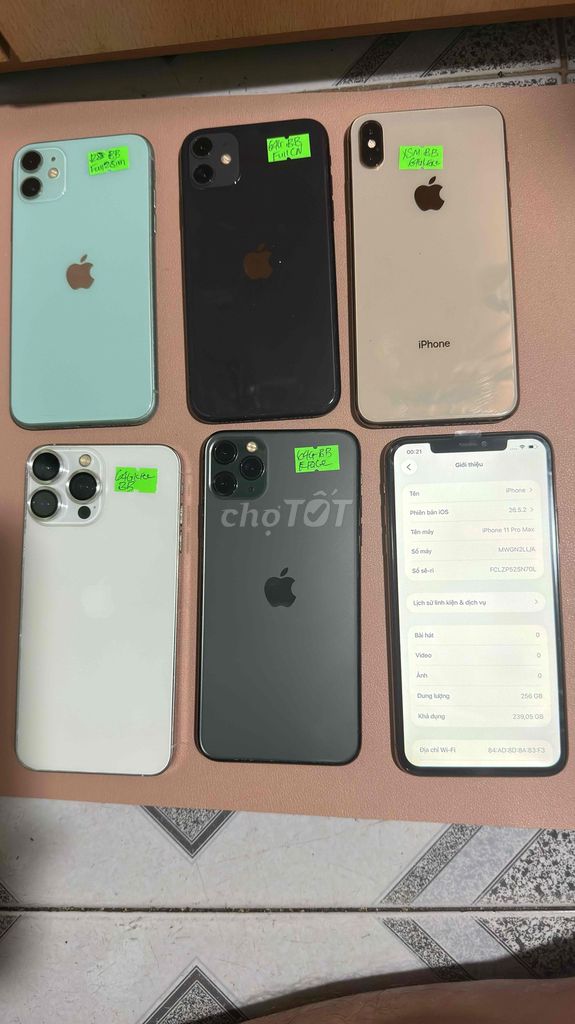 ip 11 pro max11 / xs Max  /ic ẩn xài full sim sóng. Mua bán Điện thoại tại Thành phố Biên Hòa Đồng Nai được đăng bởi Nâu Home  hình 1