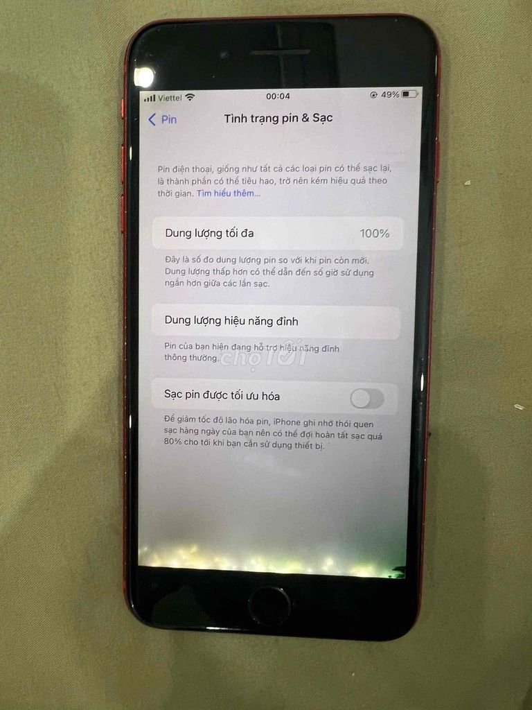 Apple iPhone 8 Plus Đỏ Đã sử dụng. Mua bán Điện thoại tại Quận Liên Chiểu Đà Nẵng được đăng bởi Huu An hình 1