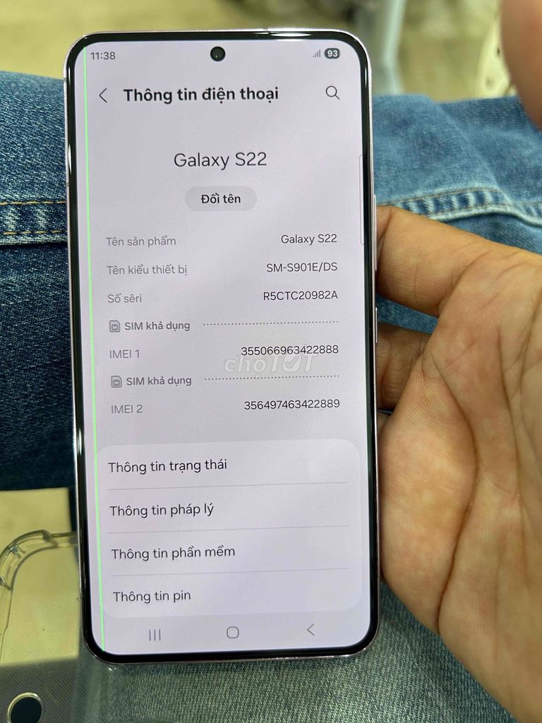 S22 chính hãng VN full zin áp suất, có GL. Mua bán Điện thoại tại Quận 7 Tp Hồ Chí Minh được đăng bởi Nhóc hình 1