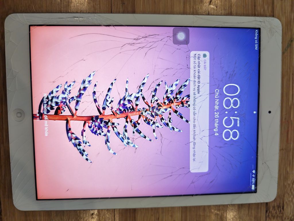 Apple iPad Air 64GB Trắng Màn hình dạn. Mua bán Máy tính bảng tại Quận Hà Đông Hà Nội được đăng bởi Phạm duy trung hình 1