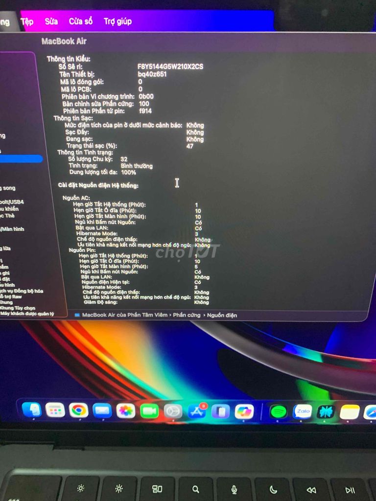 Apple MacBook Air M2 16GB/256GB 99%. Mua bán Laptop tại Huyện Nông Cống Thanh Hóa được đăng bởi Tâm Phạm hình 1