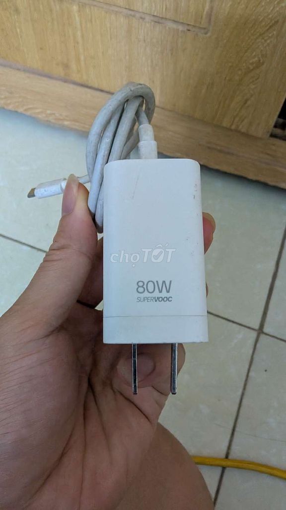 Củ sạc SuperVOOC 80W Trắng. Mua bán Phụ kiện (Màn hình, Chuột...) tại Thành phố Vĩnh Yên Vĩnh Phúc được đăng bởi Tiến Đạt hình 1