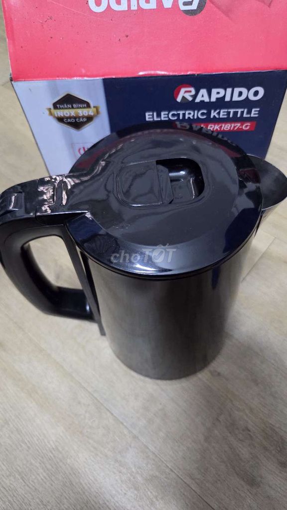 Ấm siêu tốc Rapido RK1817-G Inox 1.8L. Mua bán Bếp, lò, đồ điện nhà bếp tại Quận 3 Tp Hồ Chí Minh được đăng bởi Minh hình 1