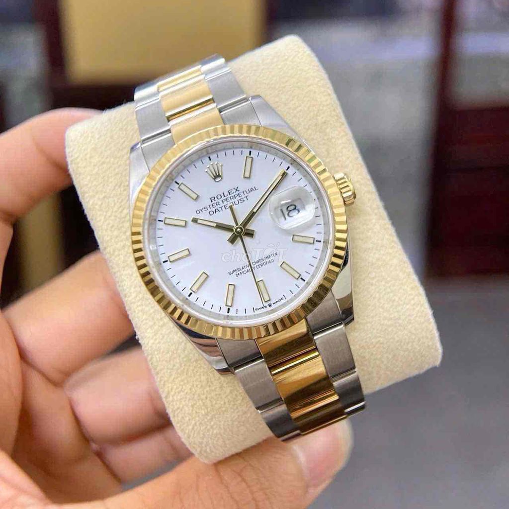 Rolex Datejust 126233 Xếp gạch Trắng oys