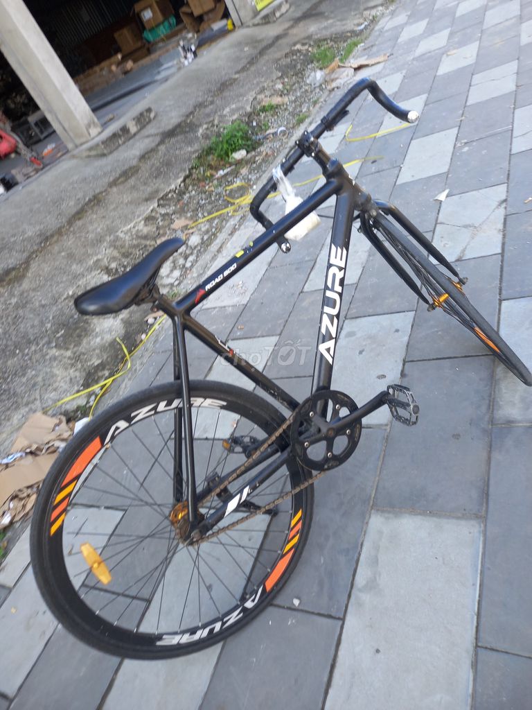 Xe đạp Fixie khung nhôm màu đen 2 líp có phanh. Mua bán Xe đạp tại Quận Ngô Quyền Hải Phòng được đăng bởi nguyen tuan anh hình 3