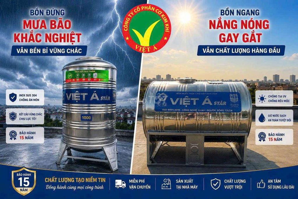 Bồn nước Sơn Hà Inox Bạc, Xanh. Mua bán Nội thất, đồ gia dụng khác tại Quận Cầu Giấy Hà Nội được đăng bởi bồn nước inox hình 1