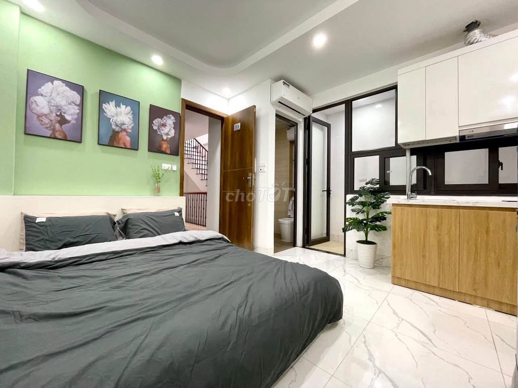 Phòng trọ studio cửa sổ giá 4tr9 Láng Hạ, Đống Đa