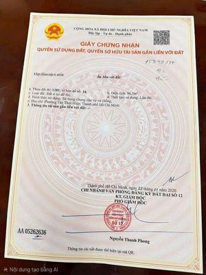 Đất 97 m² · Đường Trương Thị Hoa