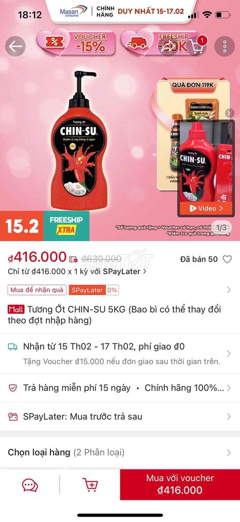 Tương ớt chin su 5kg