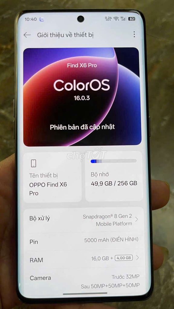 Oppo Find X6 Pro . Mua bán Điện thoại tại Huyện Đan Phượng Hà Nội được đăng bởi nội thất tủ bếp hình 1