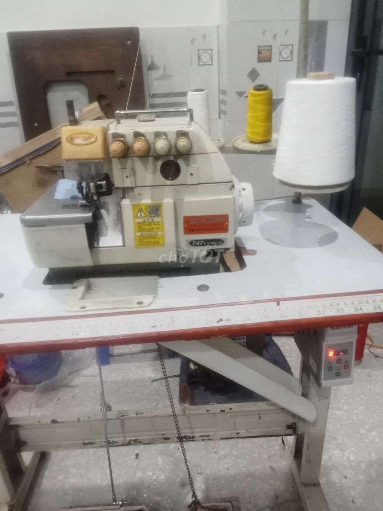 Máy vắt sổ Siruba 747F-514M2-24 4 chỉ cũ. Mua bán Đồ chuyên dụng, Giống nuôi trồng tại Quận Gò Vấp Tp Hồ Chí Minh được đăng bởi pham huu truong hình 1