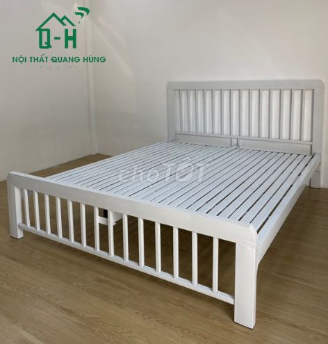 GIƯỜNG SẮT KHÔNG NỆM ++GIƯỜNG SẮT 4X8 ++GIƯỜNG SẮT