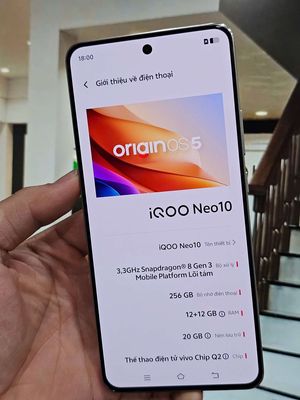 Vivo iqoo neo 10 chip Snapdragon 8gen 3 có gl. Mua bán Điện thoại tại Huyện Cái Bè Tiền Giang được đăng bởi ryan tran