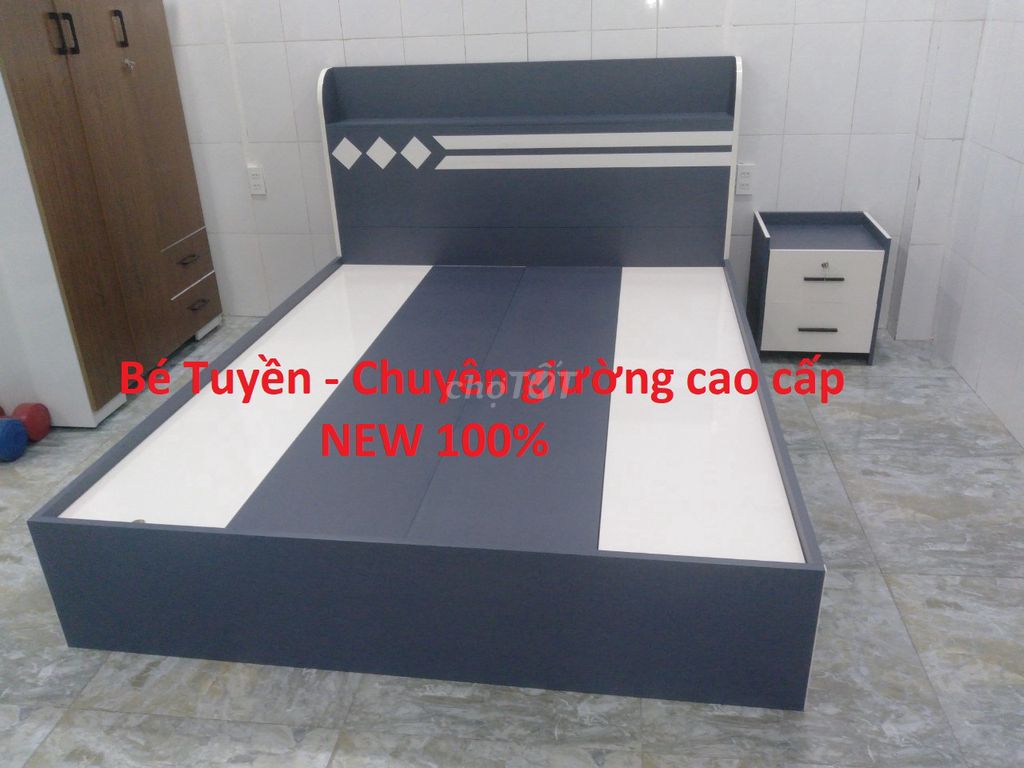 Giường ngủ cao cấp nhựa chống ẩm mốc NEW 100%