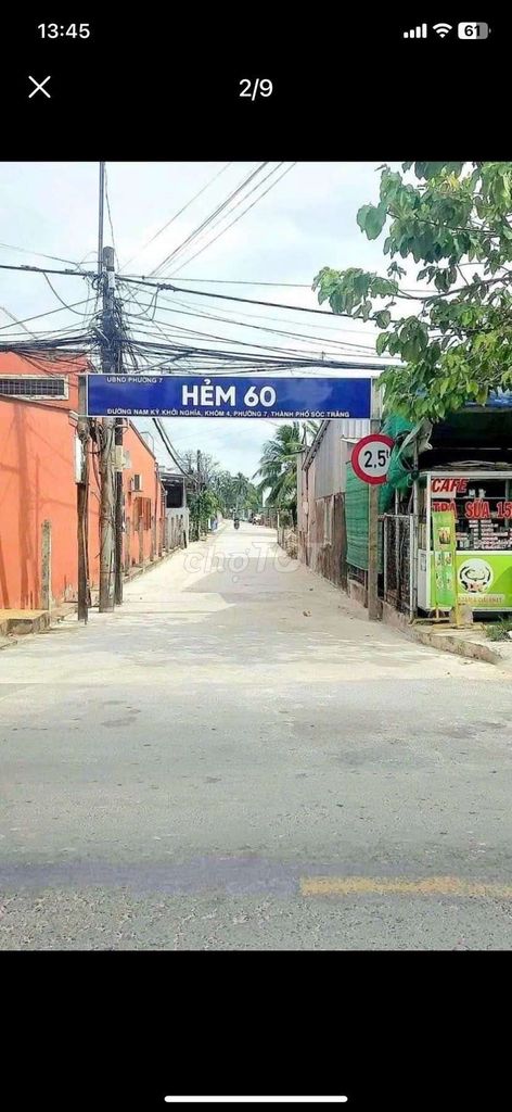 Nền Hẻm ÔTÔ 60 Nam Kỳ Khởi Nghĩa P7 Sóc Trăng