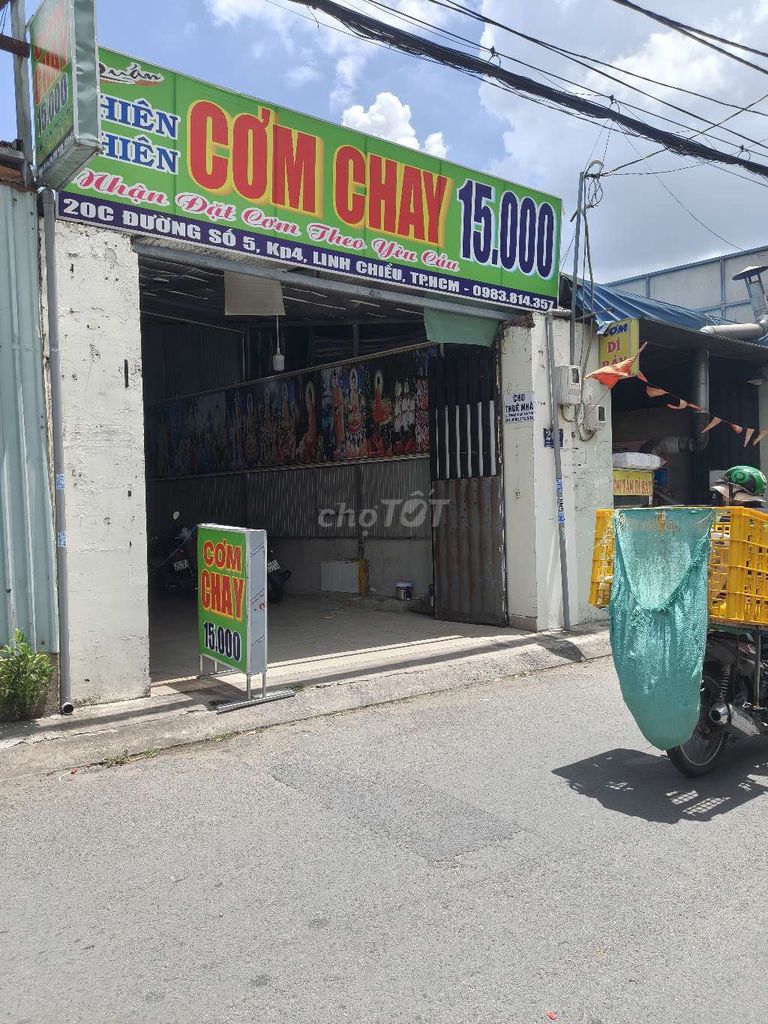Cho Thuê Mặt Tiền gần Hoàng Diệu 2 + Tô Vĩnh Diện kinh doanh sầm uất