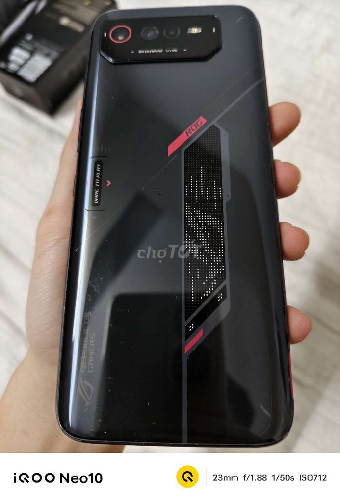 ROG Phone 6 Đen 256GB Đã sử dụng. Mua bán Điện thoại tại Thành phố Biên Hòa Đồng Nai được đăng bởi Spent hình 1