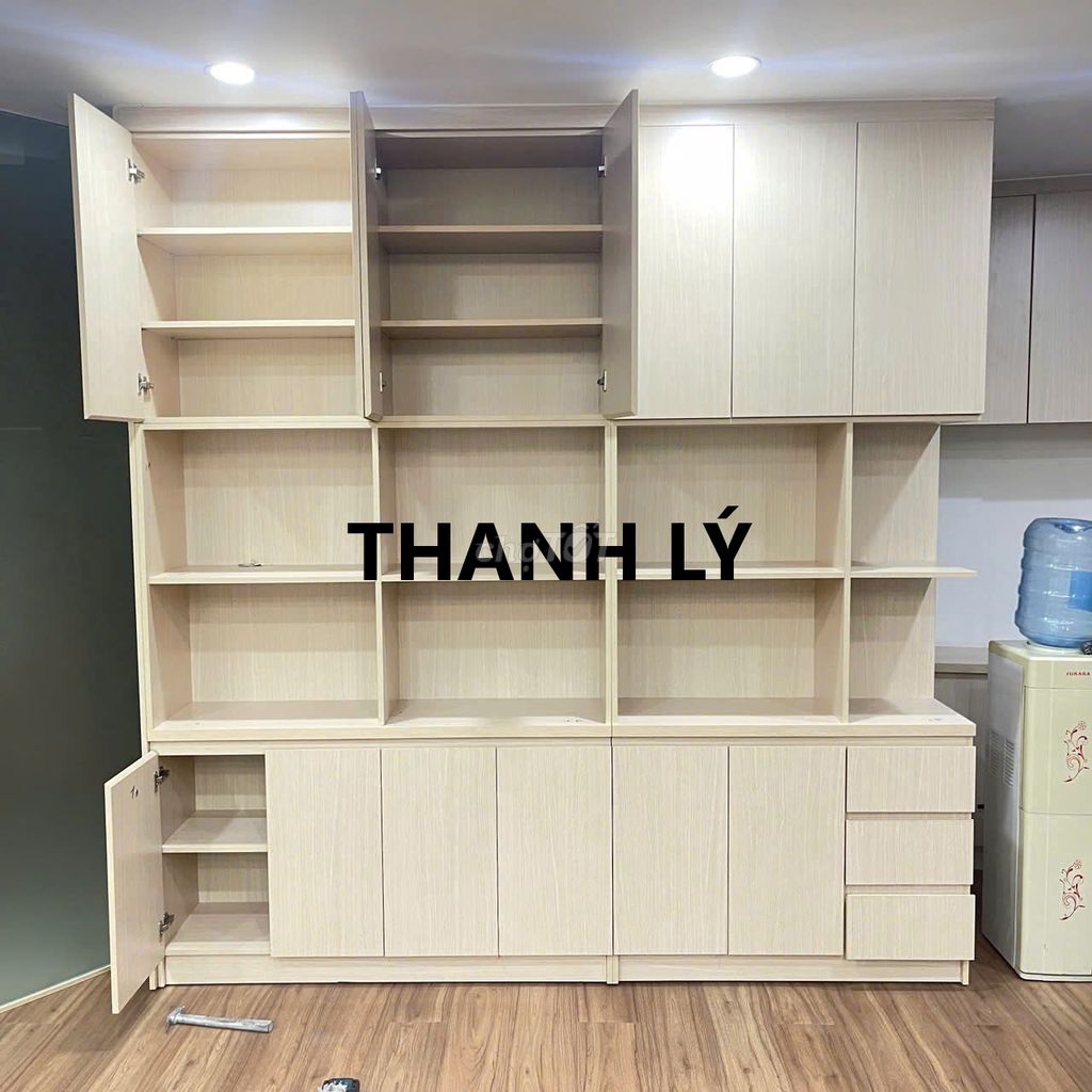 Tủ hồ sơ, tủ gỗ đựng tài liệu văn phòng 2m5x2m6