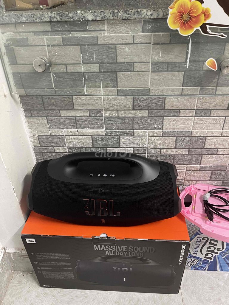 Loa Bluetooth JBL BOOMBOX 4 Đen Chống nước. Mua bán Tivi, Âm thanh tại Quận Sơn Trà Đà Nẵng được đăng bởi Võ Thanh Quân hình 1