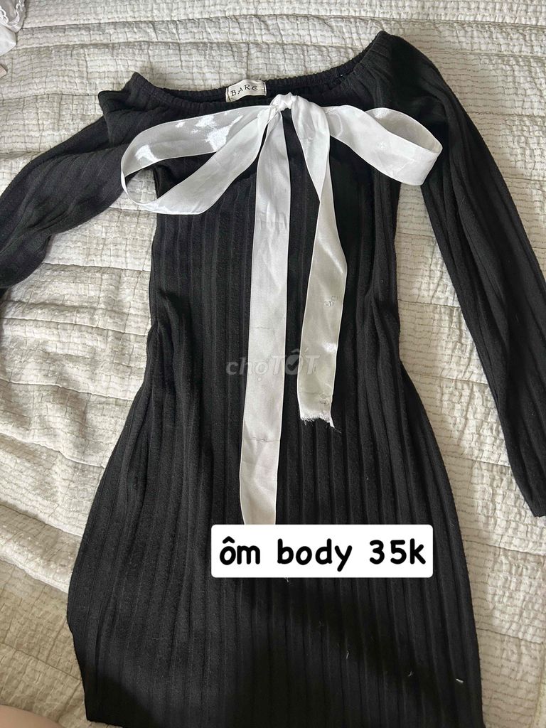 Váy ôm body BARE Nữ Đen Thoải mái. Mua bán Quần áo tại Thành phố Mỹ Tho Tiền Giang được đăng bởi Xuan Vi hình 1