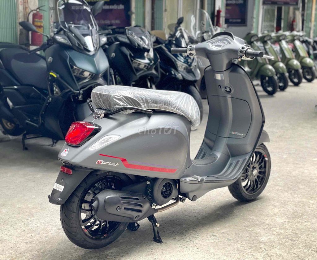 Vespa Sprint S150 Grey Titanio mới. Mua bán Xe máy tại Quận Cầu Giấy Hà Nội được đăng bởi Tuấn Việt Motor hình 4