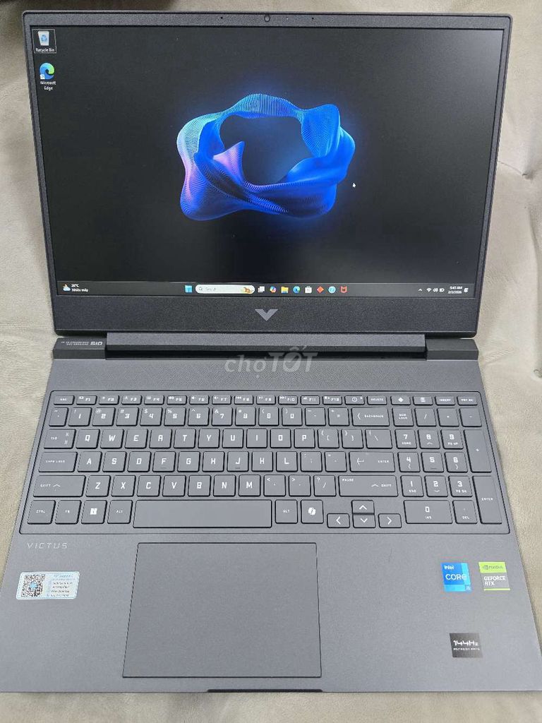 0113 HP Victus 15 i5-13420H/16G/RTX 3050 6G/144Hz. Mua bán Laptop tại Quận Bình Tân Tp Hồ Chí Minh được đăng bởi T D Laptop hình 1