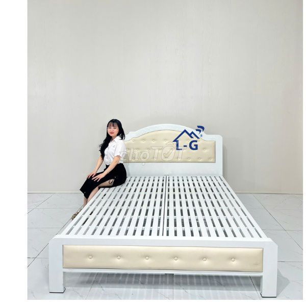 GIƯỜNG SẮT-- GIƯỜNG SẮT-- GIƯỜNG SẮT-- GIƯỜNG SẮT. Mua bán Giường, chăn ga gối nệm tại Thị xã Tân Uyên Bình Dương được đăng bởi NỘI THẤT LÂM GIA PHÁT  hình 1