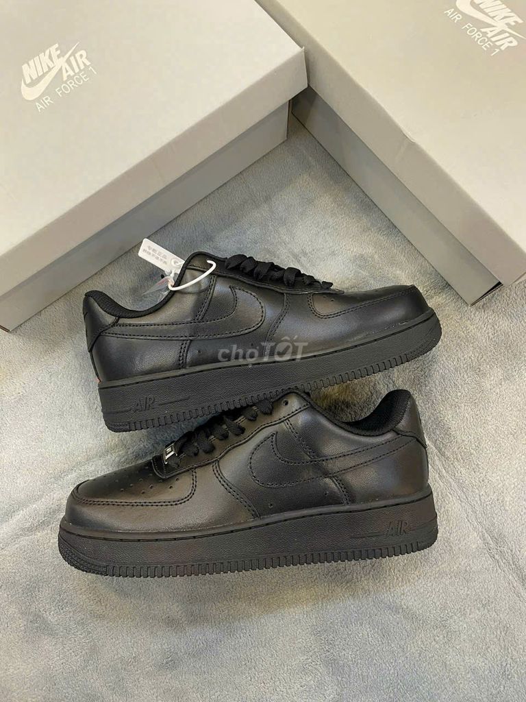 Giày Nam Nữ Nike AF1 Đen Size 36 đến 44 Mới Nhất