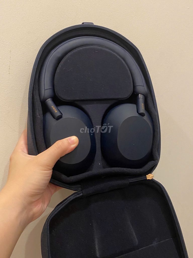 Tai nghe Sony WH-1000XM5 chính hãng Đen/Xanh . Mua bán Tivi, Âm thanh tại Quận 10 Tp Hồ Chí Minh được đăng bởi Lê Nhi  hình 1