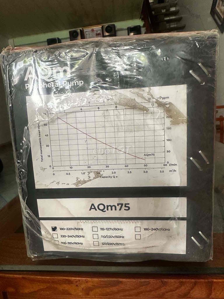 Máy bơm nước LEPONO AQm75. Mua bán Thiết bị vệ sinh, nhà tắm tại Quận Thanh Khê Đà Nẵng được đăng bởi Biện Việt hình 1