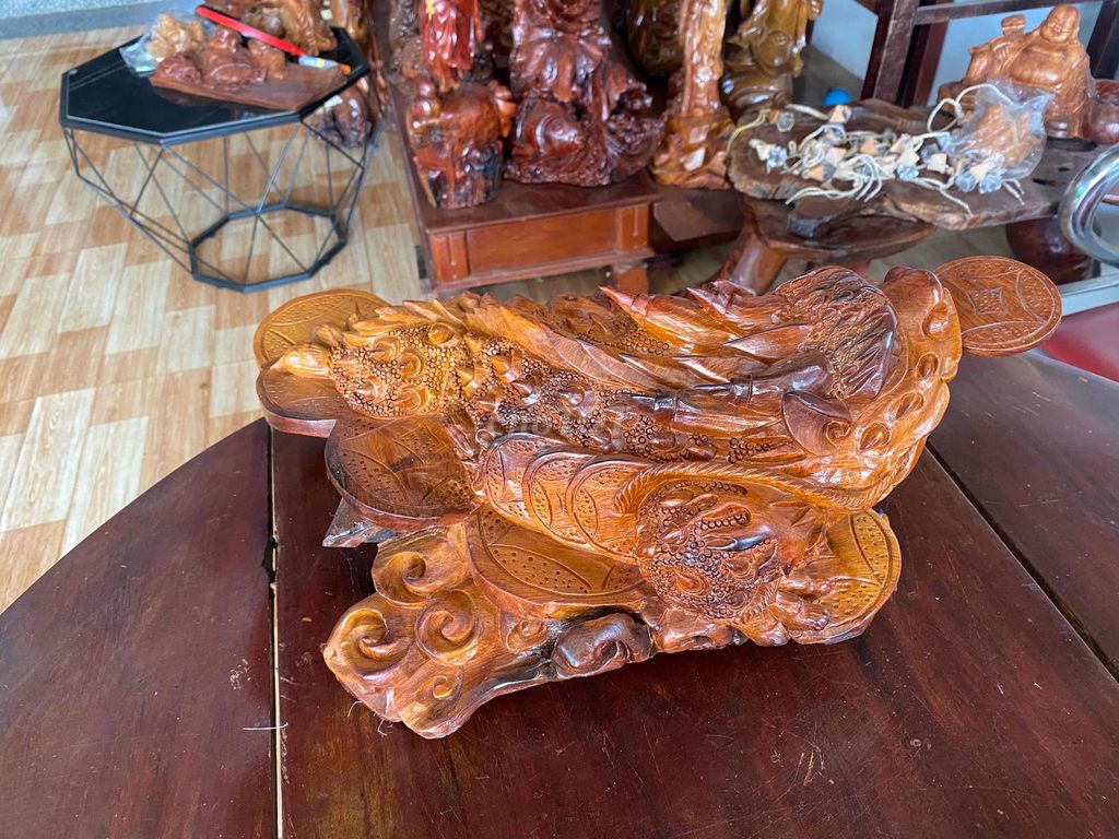 cóc hoá long. Mua bán Đồ sưu tầm, đồ cổ tại Thành phố Buôn Ma Thuột Đắk Lắk được đăng bởi Thắng tượng gỗ di lặc Đăk Lăk hình 1