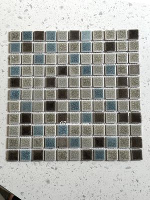 Gạch mosaic gốm sứ 25x25 hàng trang trí nhập khẩu