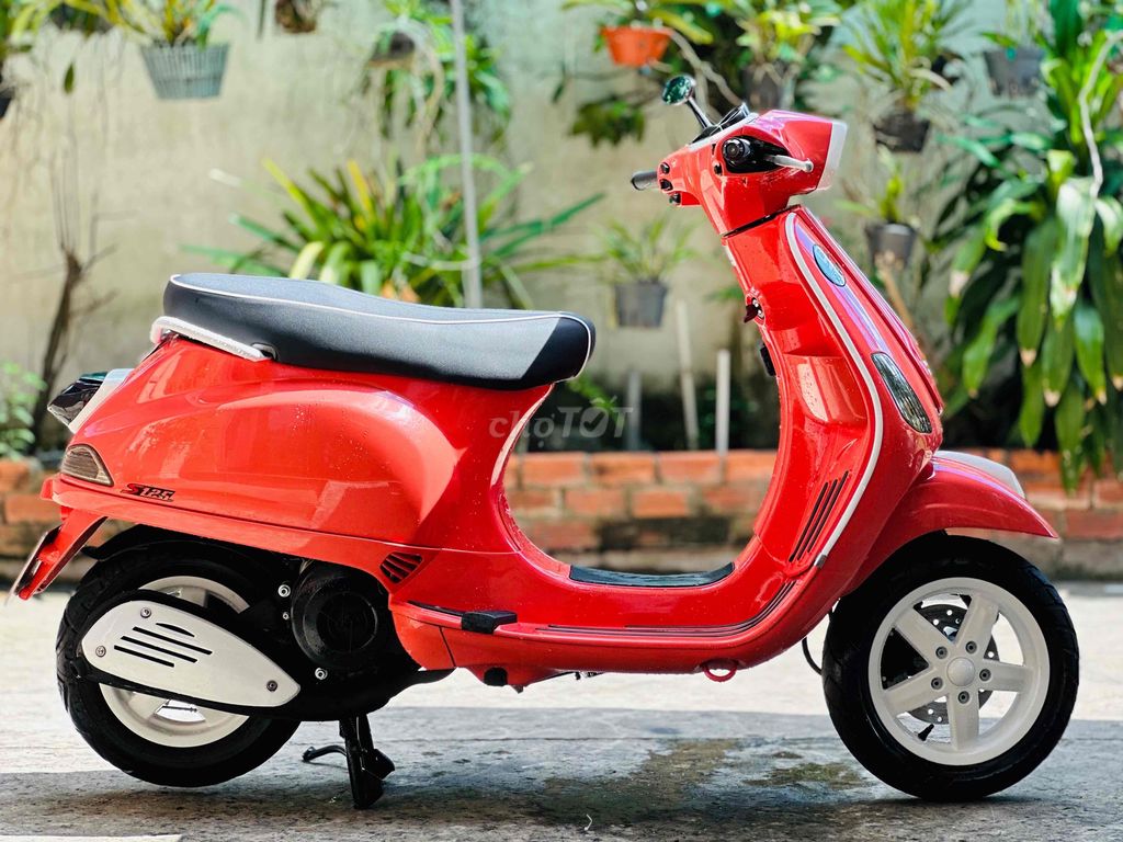 VESPA S 125CC 3VAL IE TRẮNG HỒNG MẪU 2014 BSTP