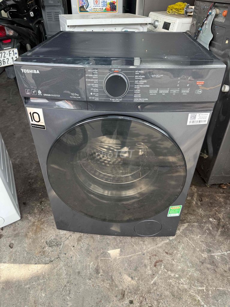 Máy giặt Toshiba 10kg cửa ngang Xám. Mua bán Máy giặt tại Thành phố Thủ Đức Tp Hồ Chí Minh được đăng bởi Nam Huỳnh hình 1