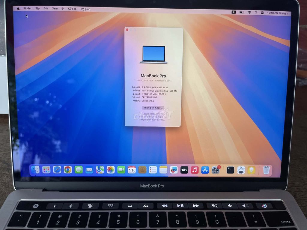 MACBOOK PRO 2019  NHƯ MỚI. Mua bán Laptop tại Quận Bắc Từ Liêm Hà Nội được đăng bởi phong villa94 hình 1