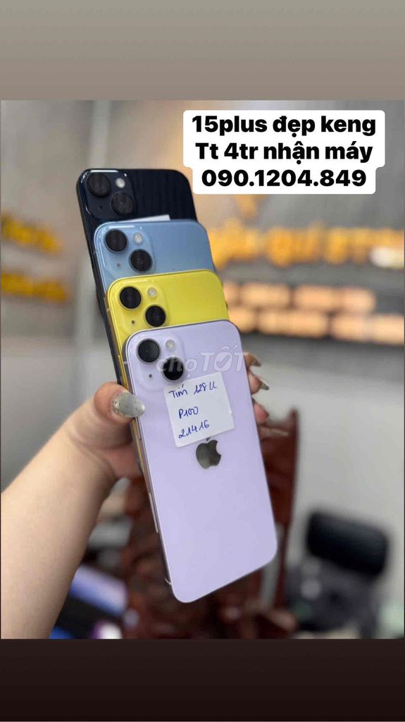 Apple iPhone 15 Plus 128GB Đa sắc 99%. Mua bán Điện thoại tại Quận Bình Tân Tp Hồ Chí Minh được đăng bởi Nguyễn Thanh Tuyền hình 1