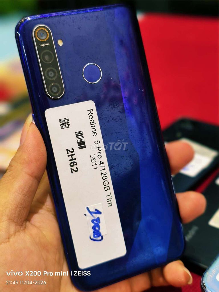 Realme 5 Pro 128GB Tím. Mua bán Điện thoại tại Quận Tân Bình Tp Hồ Chí Minh được đăng bởi Táo Bán Lổ hình 1